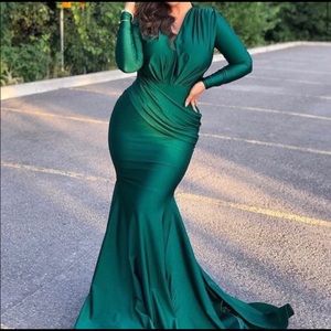 Emerald Green Gown